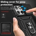 thumbnail image 4 of HCTian for Moto G Stylus 2025 Case, with Camera Lens Cover HD Screen Protector, Military-Grade Drop Tested Magnetic Ring Holder Kickstand Protective Phone Case for Motorola Moto G Stylus 2025, 4 of 9