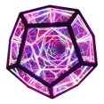 thumbnail image 2 of Dodecahedron Color Art Light Usb Exquisito Cool Infinite Lamp Interior Telón de fondo Decoración Navidad,11 Feliz Sencillez, 2 of 5