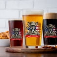 thumbnail image 4 of Happy Father's Day Honoring Veterans Rat Terrier in Army Uniform 16oz Pint Beer Glass Mug Ratty Dog Lover Beer Glasses Cup - 13007, 4 of 5