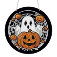 thumbnail image 1 of (GH174) Artesanal Súper Arte para en La Pared Atrapasol Fantasma Halloween (pasta Diamante Doble Cara), 1 of 8