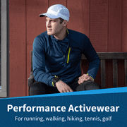 TrailHeads Men's Running Hat - Lightweight, Quick Dry Mesh Sports Cap for Tennis, Golf, Hiking - White