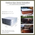 thumbnail image 2 of Cubierta para jacuzzi UCEDER 231 x 231 x 89 cm, impermeable y aislante, 2 of 9