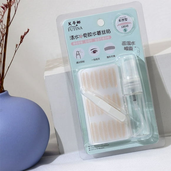 120 Pares Invisible Levantamiento de Ojos por Sticked,Cinta Invisible de Levantamiento de Doble Párpado,Cinta de Doble Párpado Invisible Autoadhesiva Etiqueta de Tira de Línea de Ojos