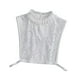 thumbnail image 5 of Corbatas desmontables Salvador para mujer media Camisa Blusa con volantes cuello vertical, 5 of 10