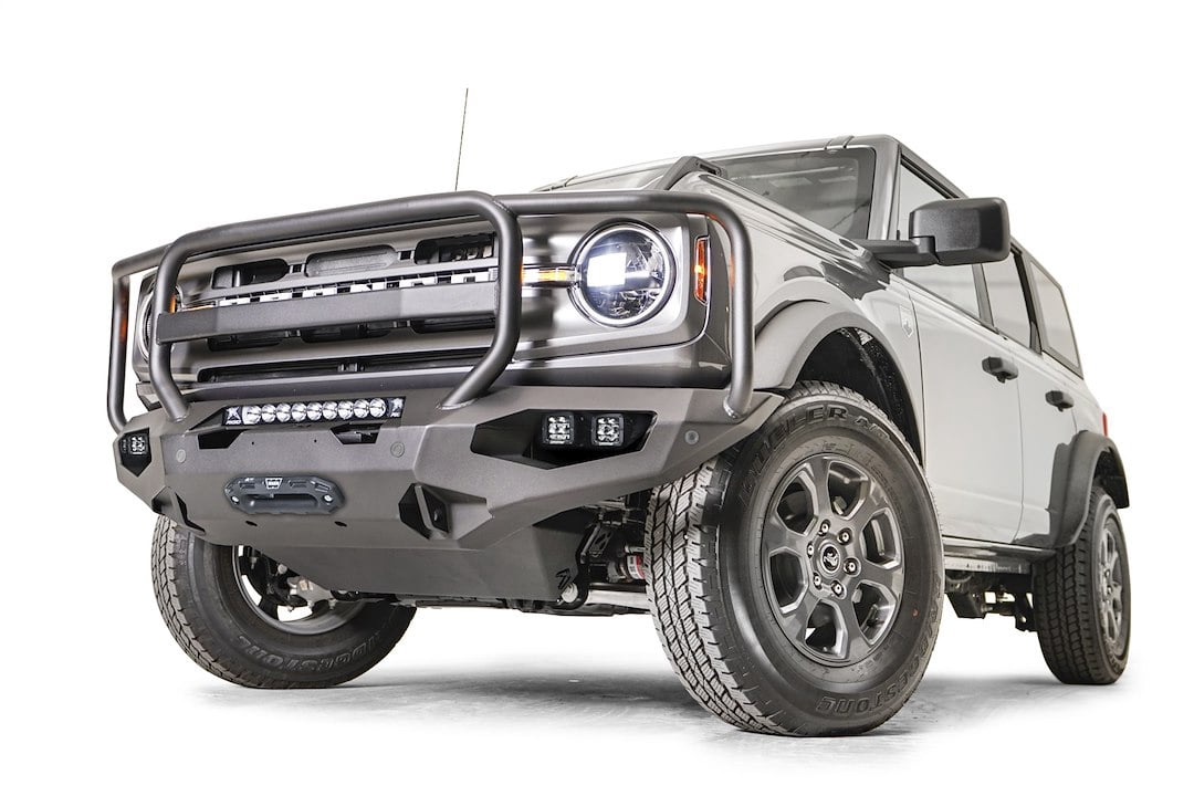 Fab Fours Fb21 X5252 1 Matrix Front Bumper Fits 21 22 Bronco Fits select: 2021,2023 FORD BRONCO