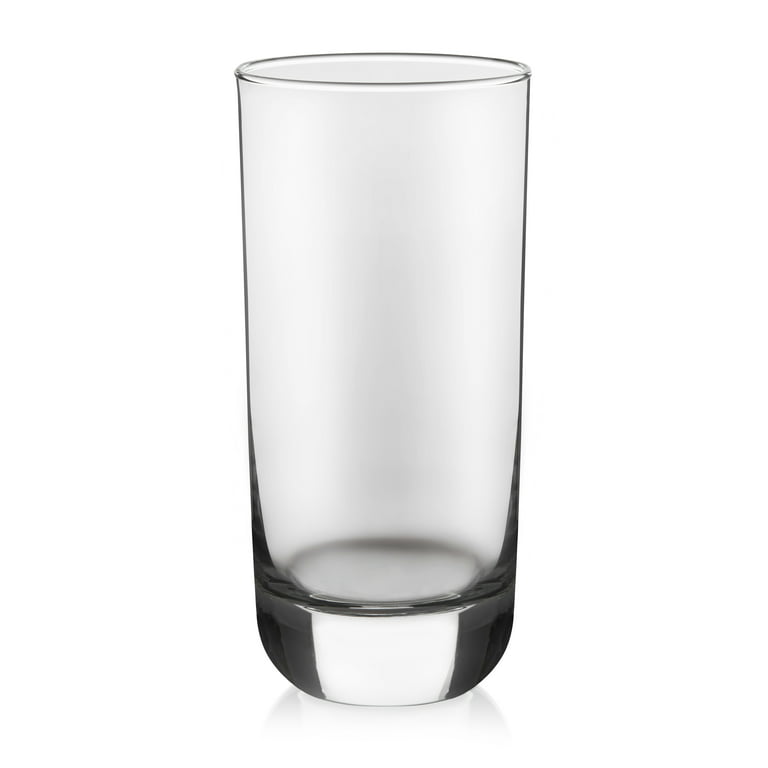 Libbey Frost 16-Piece Tumbler and Rocks Glass Set, Clear