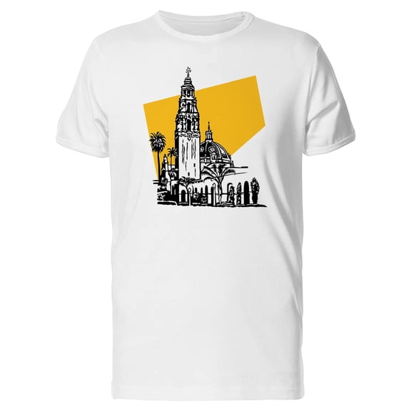 Balboa Park, San Diego Sketch Tee Men's -Image by Shutterstock