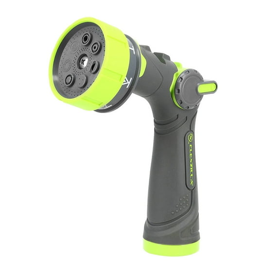 Flexzilla™ Garden Hose Nozzle, Heavy Duty 7-Pattern Adjustable Flow, ZillaGreen™