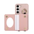 thumbnail image 7 of Crossbody Wallet Case for Samsung Galaxy S22 with Make-up Mirror, PU Leather Lanyard Purse Magnetic Clasp Card Holder, Flip Kickstand Shockproof Phone Cover for Samsung Galaxy S22, Purple, 7 of 7