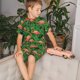 thumbnail image 4 of Fotbe Flamingo Pijama Estampada de 2 Piezas para Niños – Ropa de Dormir de Manga Corta Cómoda para Niños y Niñas, Camiseta y Shorts de Algodón-XX-Large, 4 of 6