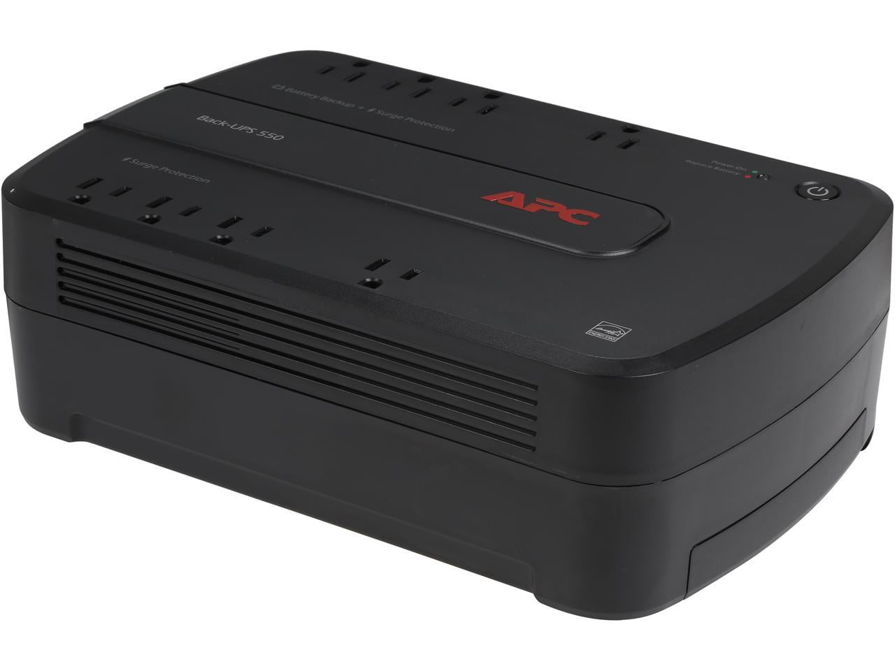 APC Back-UPS ES 8 Outlet 550VA 120V, Battery Backup, Surge