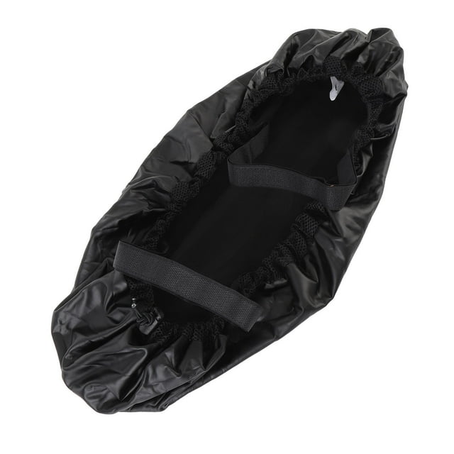 Sun for Longevity Motorcycle Cover Waterproofing Sun Breathable Cushion Protector Cover for Scooter Black