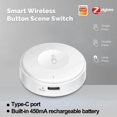 Tuya Zigbee 3-Button Scene Button Switch - Multi-Scene Linkage, ABS ...
