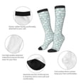 thumbnail image 6 of Daiia Sports Socks White Swan Printed Novelty Crew Socks for Men Women Knee High Socks Cotton Socks Soft & Breathable Support Unisex Socks, 6 of 9