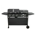 Expert Grill 5 Burner Combination Propane Gas Grill and Propane Griddle