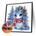 thumbnail image 3 of 5D DIY Con Forma Especial Parcial Oso Navidad 30x30cm, 3 of 7