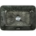 thumbnail image 6 of Castello USA Inc Arete Rectangular Tempered Glass Vessel Bathroom Sink in Green, 6 of 6