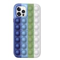thumbnail image 1 of Pour iphone 12 pro Étui en silicone Arc-en-Ciel Bleu Jouet à Presser, 1 of 5