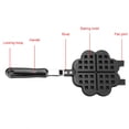 thumbnail image 3 of Fdit Heart Shape Household Kitchen Gas Non-Stick Waffle Maker Pan Mould Mold Press Plate Baking Tool,Waffle Baking Mold, Waffle Maker, 3 of 8