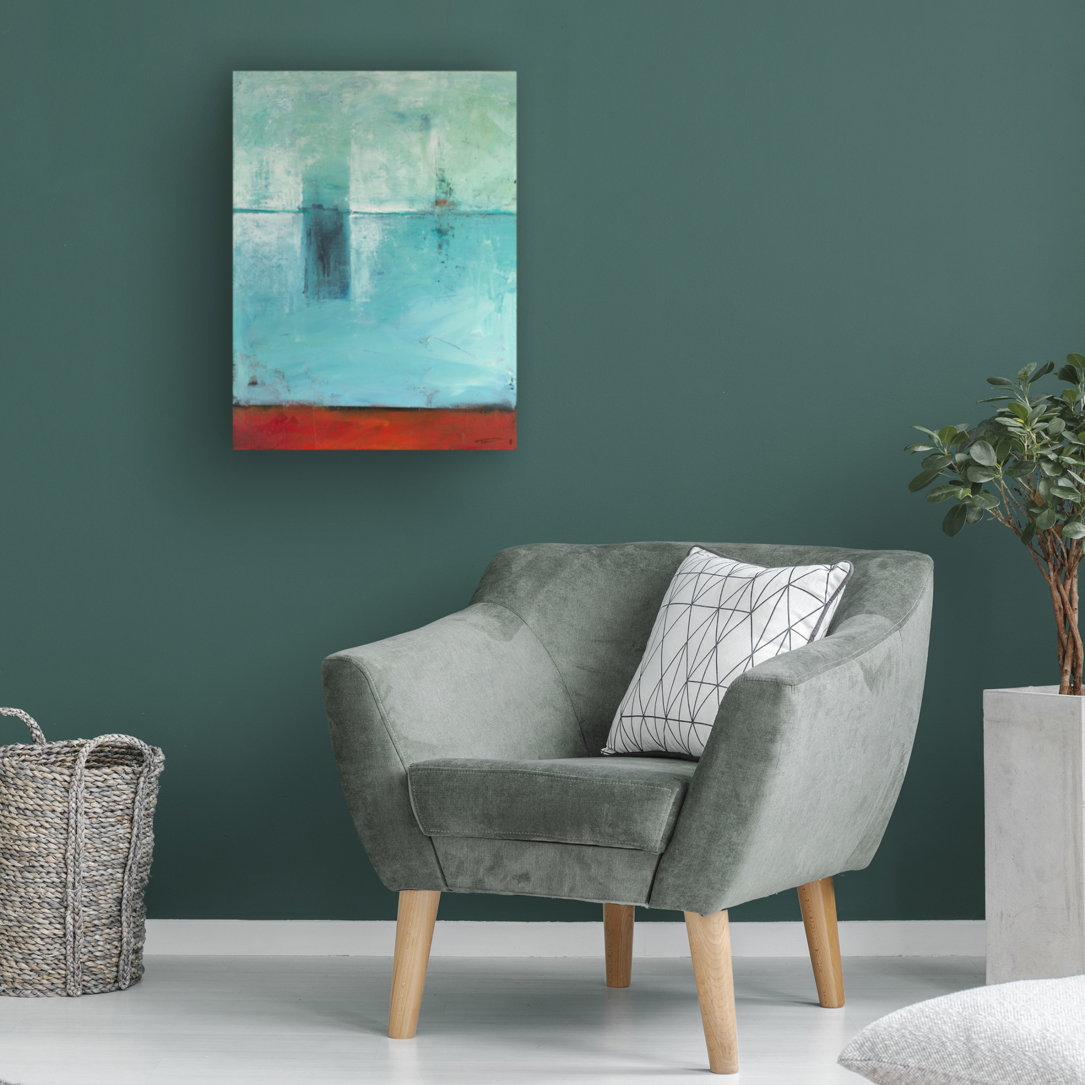 Canvas Wall Art - Tim Nyberg 'Dock By Bay' Wall Art for Living Room, Bedroom, or Office Décor by Trademark Fine Art - 24 x 32 Inches