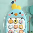 thumbnail image 5 of Juguete lindo del teléfono del bebé, juguetes del teléfono del bebé mordedor del teléfono del bebé temprano juguete del teléfono de la música del bebé funcionamiento suave, 5 of 5