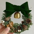 thumbnail image 5 of 2 Roll Forest Green Velvet Ribbon 1 Inch x 25 Yards/roll For Christmas Ribbons Bows for Choker Cake Beaded String Hair Bows Gift Tags Gift Wrapping Christmas Tree Wreath, 5 of 7