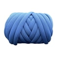 thumbnail image 2 of Fil Épais en Coton Polyester, Fil Tubulaire Jumbo pour Bricolage Sac à Main Oreiller Bleu Foncé, 2 of 8