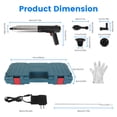 thumbnail image 2 of Toilet Plunger High Pressure Air Plunger Air Drain Blaster Drain Clog Remover with Real Time Pressure Display for Toilets Bathroom Floor Drain Kitchen Sinks Plumbing Clogs, 2 of 12