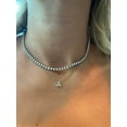 thumbnail image 6 of Eden - 13.60 Carat Illusion Set Round Diamond Tennis Necklace, 6 of 7