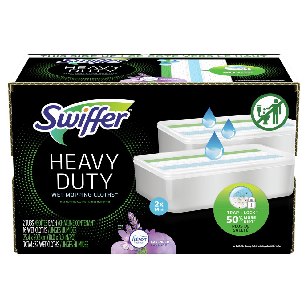 Swiffer Sweeper, Wet Mopping Pad Multi Surface Refills for Floor Mop