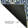 thumbnail image 5 of Addison Rugs Mayfield Premium Machine Washable Transitional Aztec Navy Rectangle Rug, 2'6" x 3'10", 5 of 7