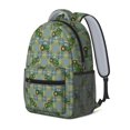 thumbnail image 2 of Tractor and Tractors Blue Pattern Backpack for School, Cute School Bag with Adjustable Shoulder Straps and Padded Back, 15.3"x11"x6.7", 2 of 5