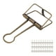 thumbnail image 3 of Abrazaderas huecas para carpetas, 30 clips para carpetas de alambre, clips pequeños para carpetas, clips huecos para carpetas, confiabilidad excepcional, 3 of 12
