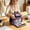 🌻 Purple#447, variant on Sewing Kit Organizer Bag with Waterproof Fabric, Multiple Pockets, Fold-Out Panel for Knitting/Crochet and DIY