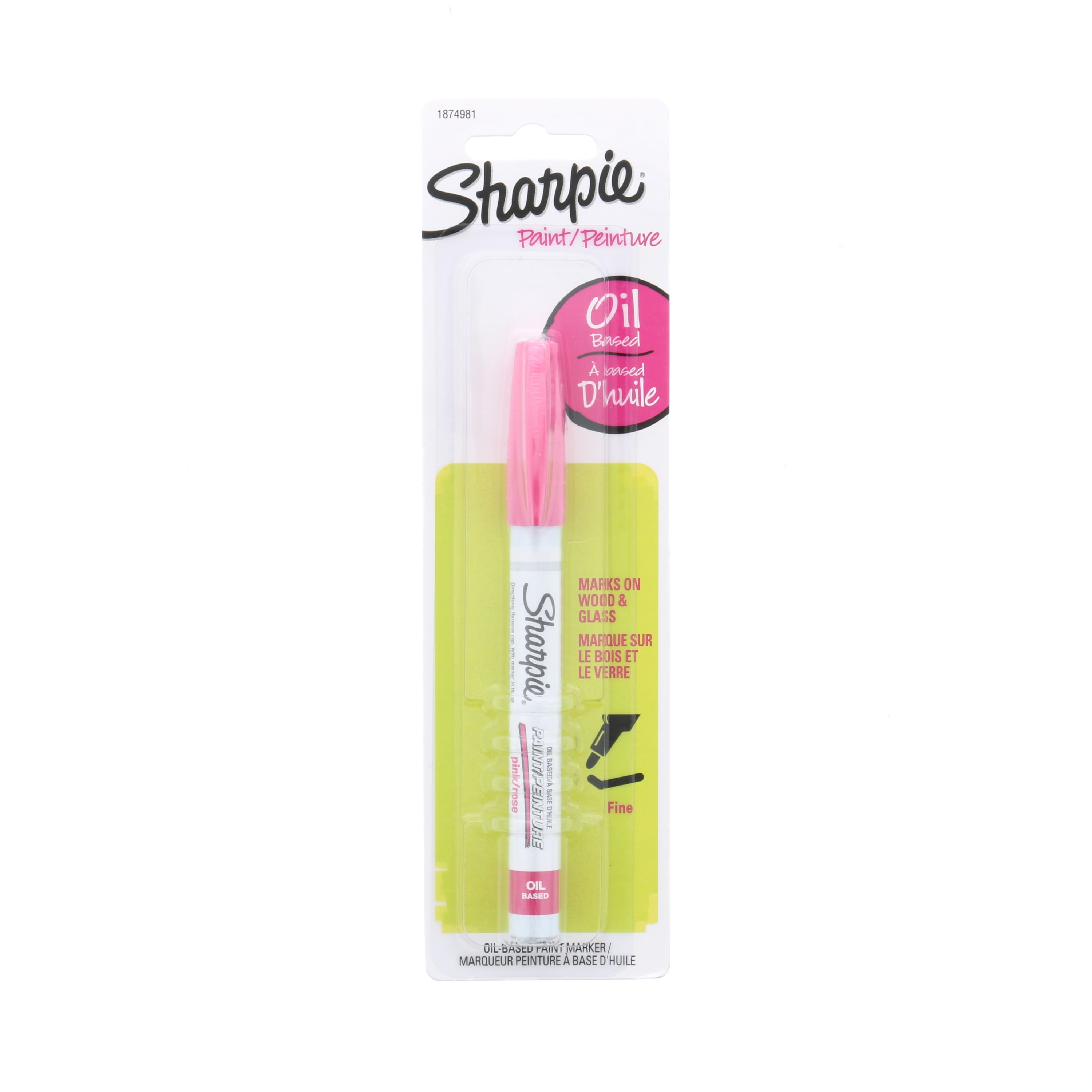 Sharpie OilBased Paint Marker, Fine Point, Pink