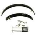 thumbnail image 1 of braveheart 2pcs/set Quick Setup Mudguard Easy Installation For 20 Inch Bicycles Aesthetic AppealAvailable V-brake 20 in black, 1 of 6
