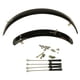thumbnail image 1 of Guardabarros de bicicleta Soidarity 2 pack/lote para bicicletas plegables 16 en negro, 1 of 6