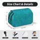thumbnail image 5 of Disketp Blue Green Glitter Estuche de Lápices de Doble Capa con Tapa Abatible y Cremallera, Organizador Escolar para Adolescentes y Adultos, 5 of 7