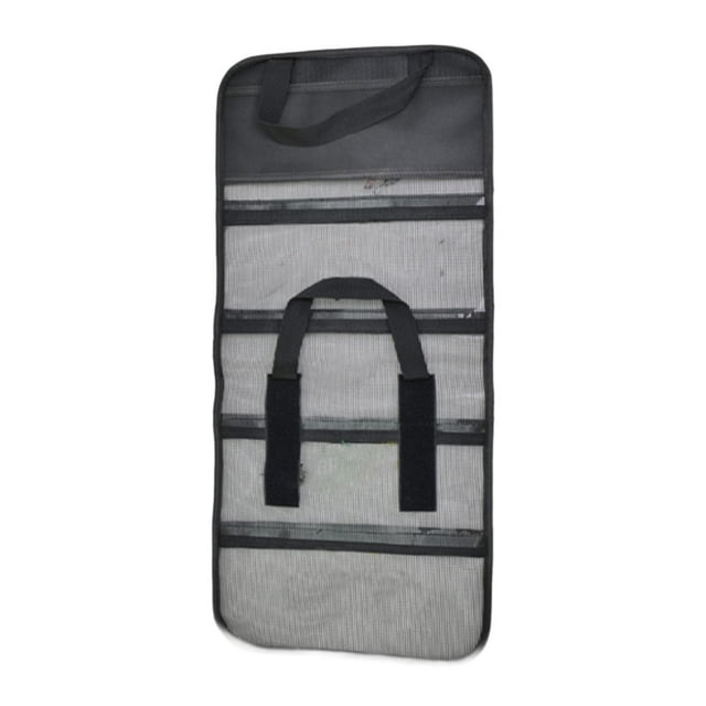 Bolsa para anzuelos de pesca, bolsa de malla para transporte, 5 compartimentos, organizador de aparejos de pesca de agua salada, bolsa para