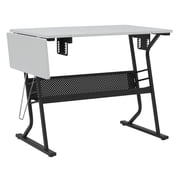 Sew Ready Eclipse Sewing and Craft Table in Black / White