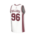 thumbnail image 3 of Unisex GameDay Greats White Mississippi State Bulldogs Lightweight Collegiate Basketball Fashion Jersey, 3 of 3