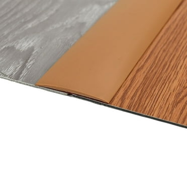 Doorway NEW Wood Grain Wear-resistant Carpet To Tile Floor Joining Strip Self Adhesive Edging Trim Strip Threshold Cover Floor Transition Strip Divider Strip BROWN