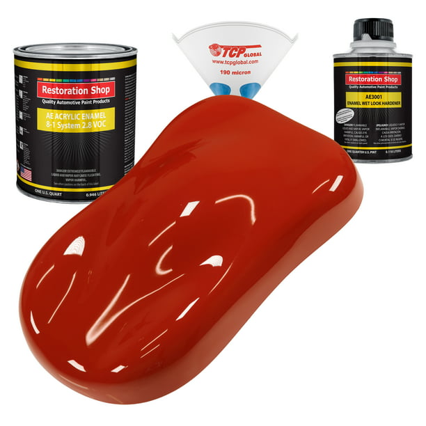 Restoration Shop - Scarlet Red Acrylic Enamel Auto Paint - Complete ...