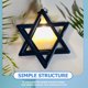 thumbnail image 3 of Hanukkah Star of David String Light Battery Lights Hanukkah Festival Decor (1.65 metros 10 LED), 3 of 7