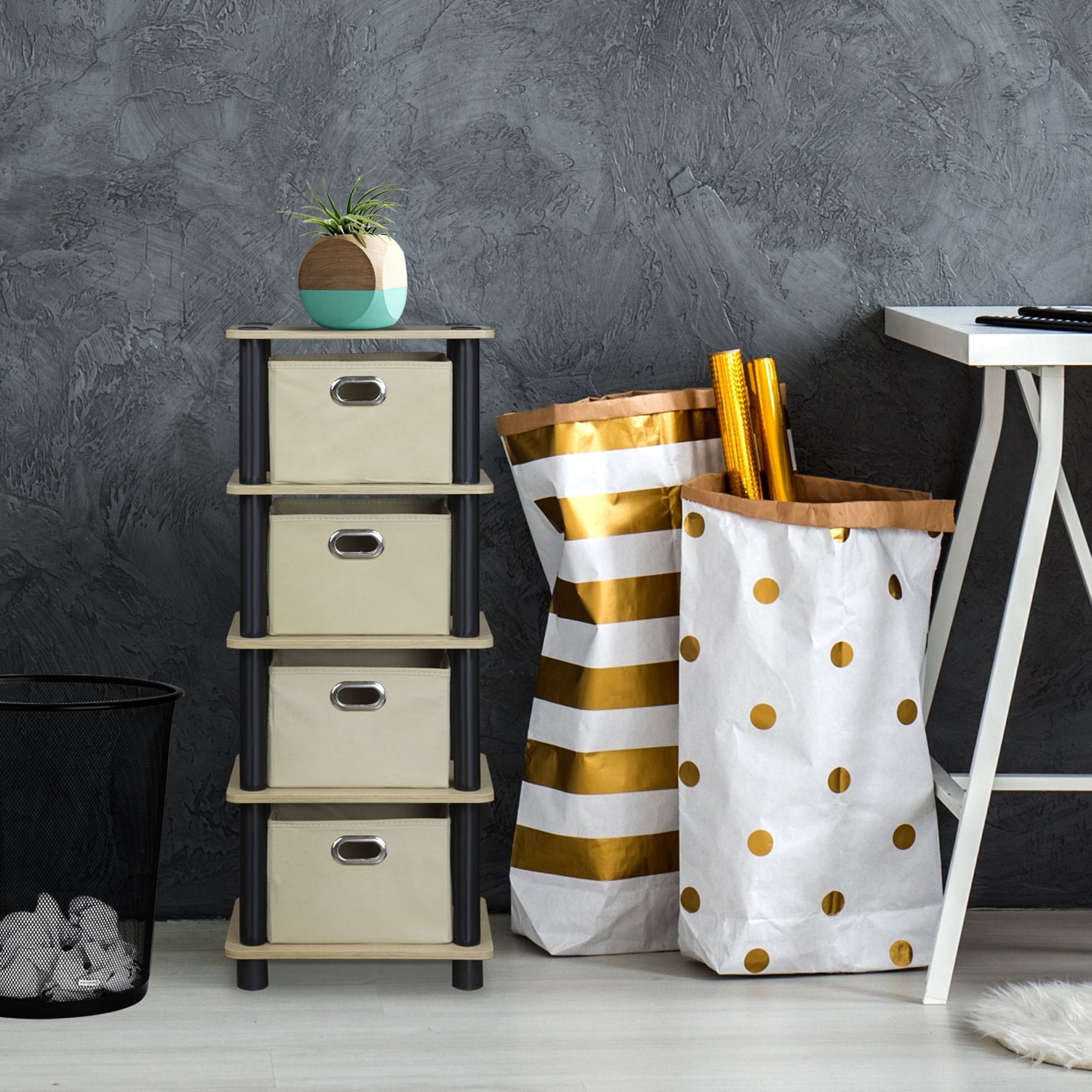 Bedroom Chest Drawer Cabinet Modern Chest 4 Dresser Storage Finish