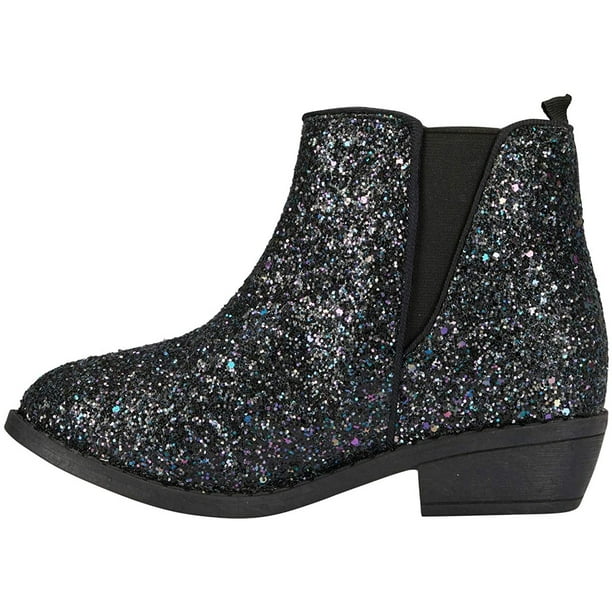 wide fit sparkly boots