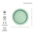 thumbnail image 3 of KitchenAid Aluminized Steel Nonstick 9-inch Round Cake Baking Pan, Pistachio Green, 3 of 8