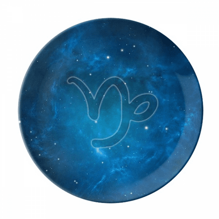 

Starry Night Capricornus Zodiac Constellation Plate Decorative Porcelain Salver Tableware Dinner Dish