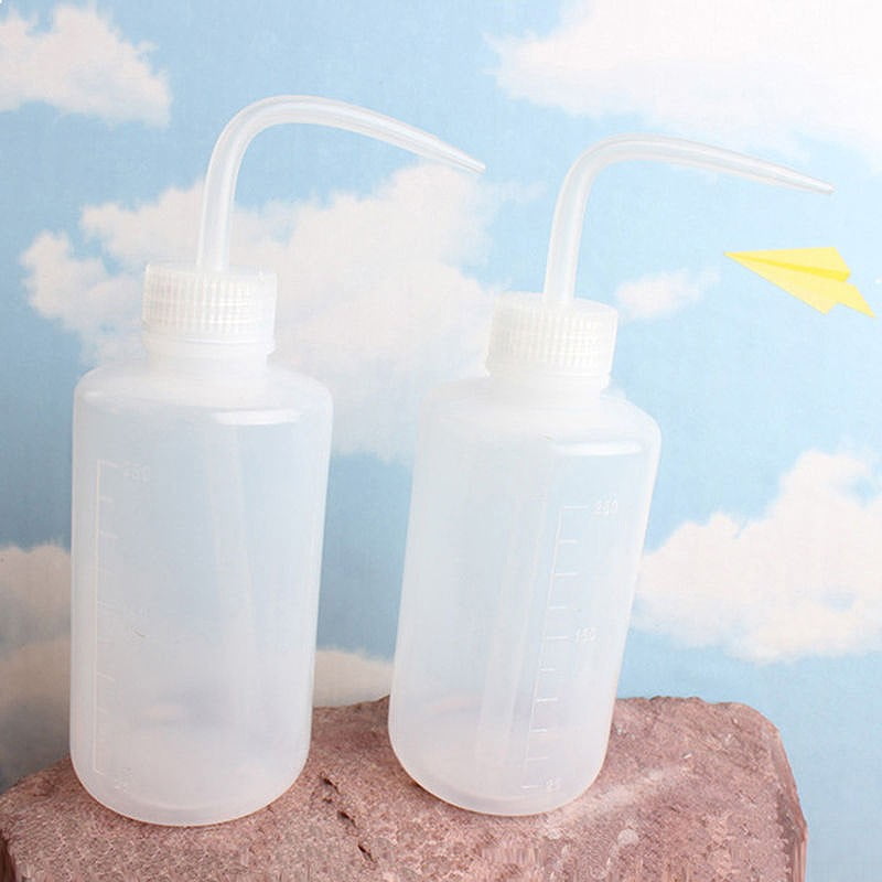 250/500/1000ML Curved Mouth Diffuser Soap Wash Squirt Squeeze Bottle Non-Spray 