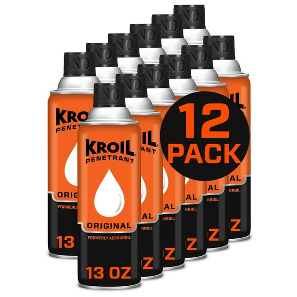 Lubricante para máquinas KROIL Original, aceite penetrante, 370 ml, paquete de 12